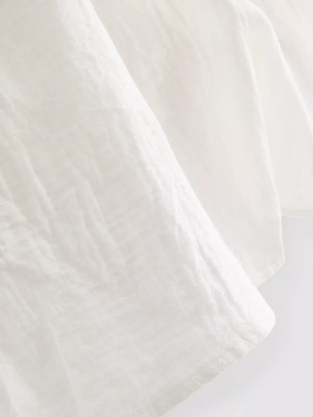 Shorts i bomullsmuslin