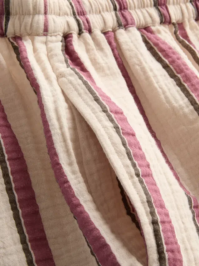 Shorts i bomullsmuslin