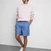 Shorts i linblanding med snøring