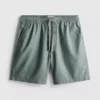 Shorts i linblanding med snøring