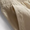 Shorts i linblanding med snøring