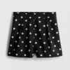 Shorts med høy midje og mønster
