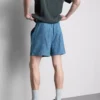 Shorts med strukturert snøring i livet