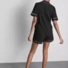Shorty-pysjamaser i boyfriend-stil