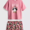 Shorty-pysjamaser med Kung Fu Panda-figur