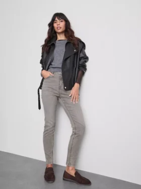 Skinny jeans i bomullsrik denim