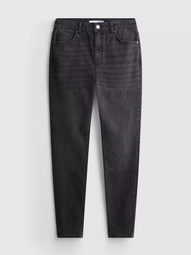 Skinny jeans i bomullsrik denim