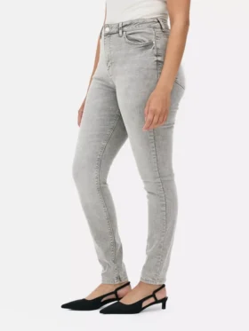 Skinny jeans med høy midje