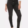 Skinny jeans med høy midje