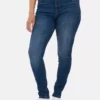 Skinny jeans med høy midje