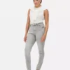 Skinny jeans med høy midje