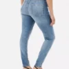Skinny jeans med høy midje