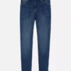 Skinny jeans med høy midje