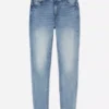 Skinny jeans med høy midje