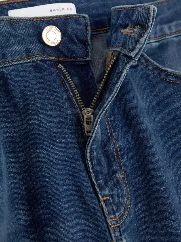Skinny jeans med høy midje