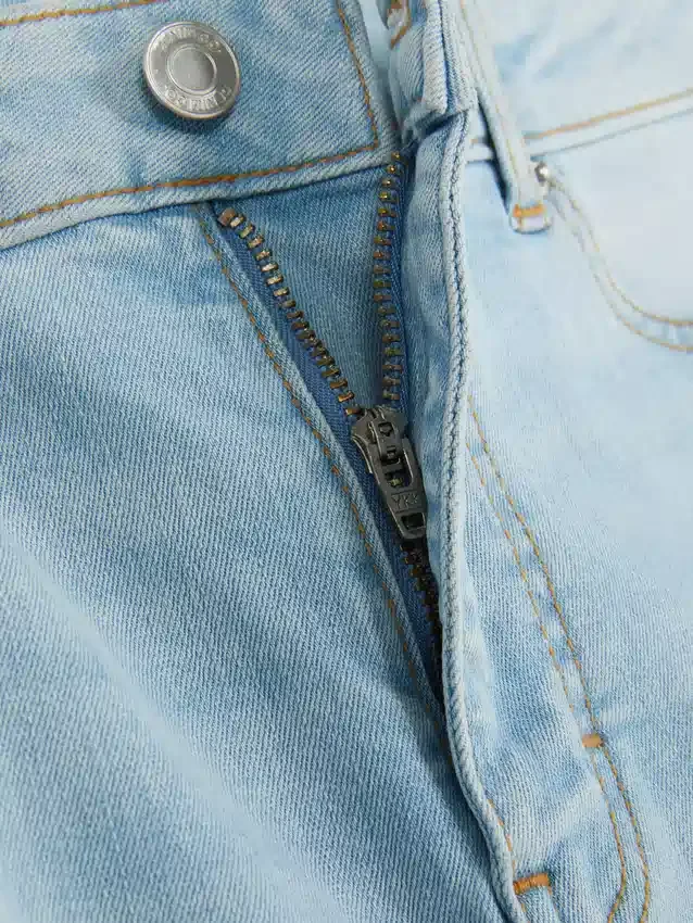 Skinny jeans med høy midje