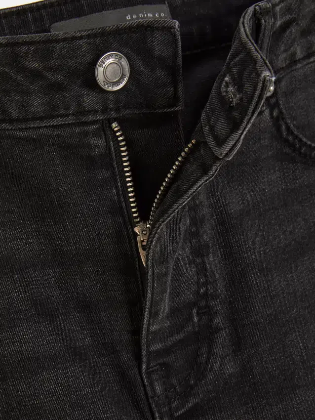 Skinny jeans med høy midje
