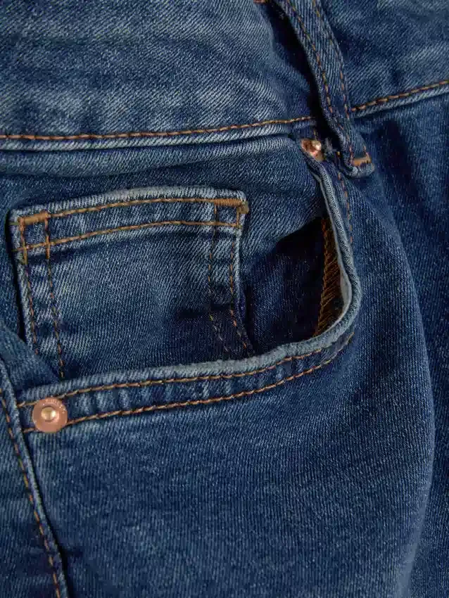 Skinny jeans med høy midje