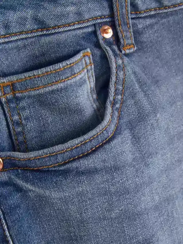 Skinny jeans med høy midje