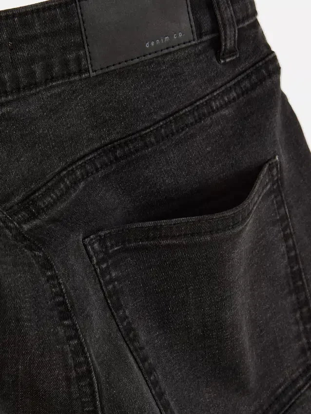 Skinny jeans med høy midje