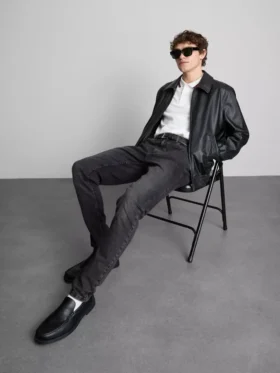 Skinny jeans med middels høy midje