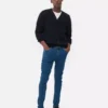 Skinny jeans med middels høy midje