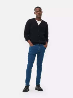 Skinny jeans med middels høy midje