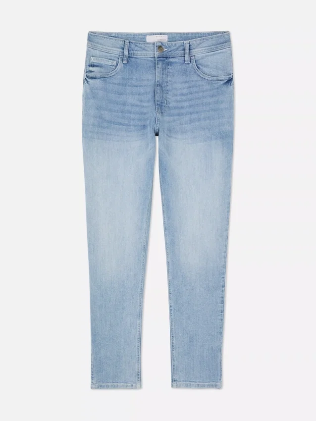 Skinny jeans med middels høy midje