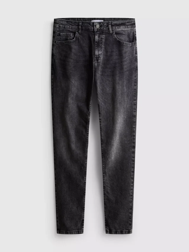 Skinny jeans med middels høy midje