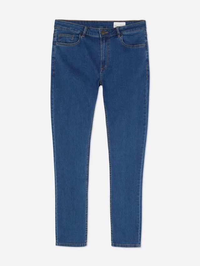 Skinny jeans med middels høy midje