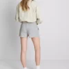Skinny jersey-shorts med høyt bomullsinnhold