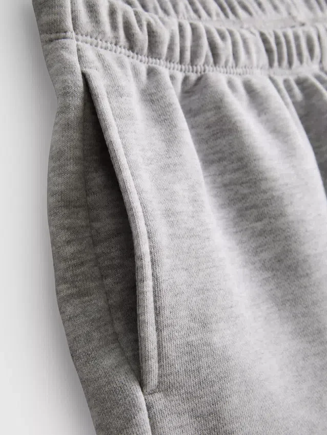 Skinny jersey-shorts med høyt bomullsinnhold