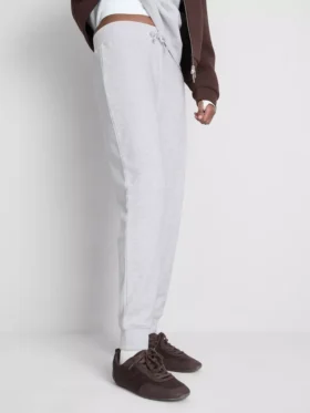 Skinny joggebukser i bomullsblanding