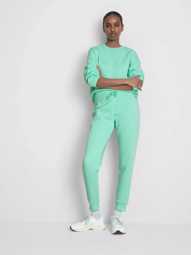 Skinny joggebukser med mansjetter