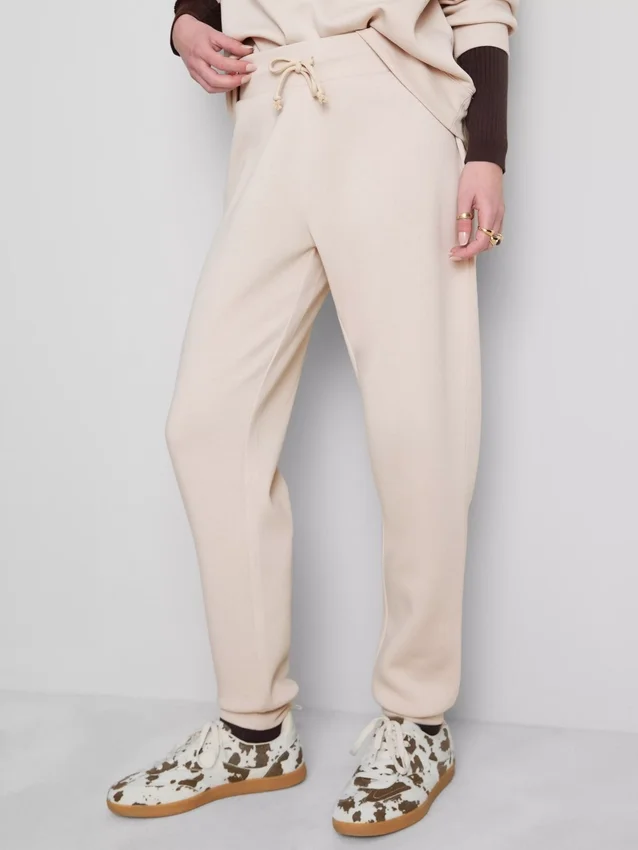 Skinny joggebukser med mansjetter