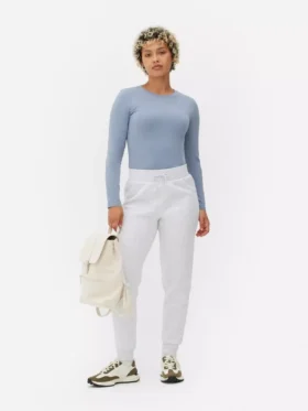 Skinny joggebukser med snøring