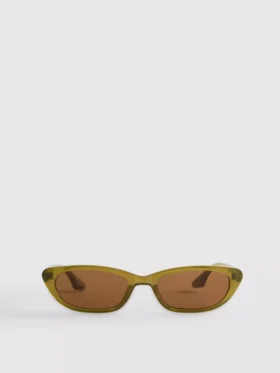 Slanke solbriller i «cat eye»-stil