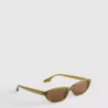 Slanke solbriller i «cat eye»-stil