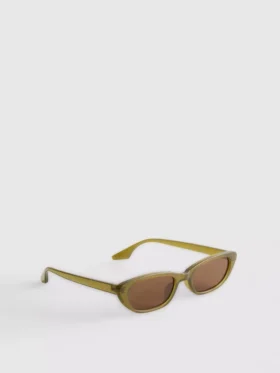 Slanke solbriller i «cat eye»-stil