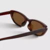 Slanke solbriller i «cat eye»-stil