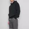 Slim-fit denimshorts med middels høy midje