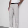Slim fit-dressbukser med dobby-struktur