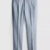 Slim fit-dressbukser med dobby-struktur