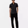 Slim fit-skjorte med korte ermer