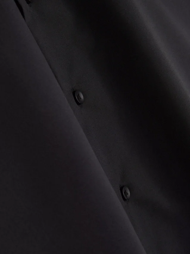 Slim fit-skjorte med korte ermer
