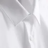 Slim fit-skjorte med stretch og knapper
