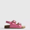 Slingback-sandaler med stropper med to spenner