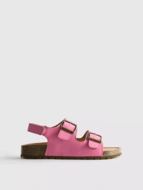 Slingback-sandaler med stropper med to spenner