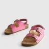 Slingback-sandaler med stropper med to spenner