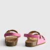 Slingback-sandaler med stropper med to spenner